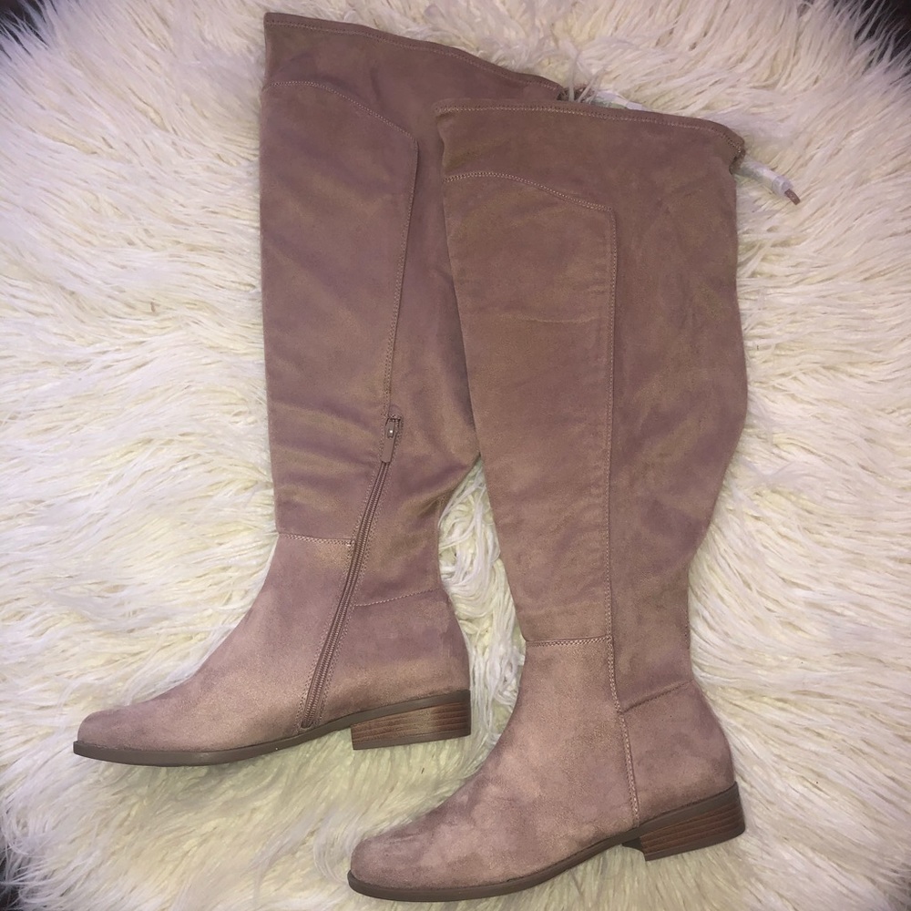 New Lane Bryant Wide Calf Stretch Boots Size 10